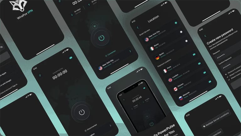 All screens preview