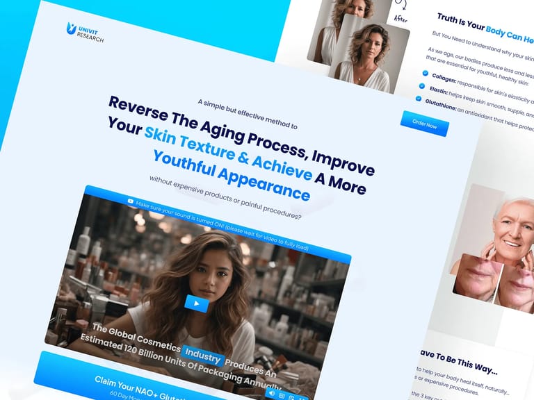 NAC+ Glutathione design mockup